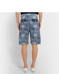 Junya Watanabe Floral Print Cotton Shorts