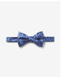 Express Floral Print Silk Bow Tie