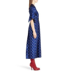 Fendi Drops Print Silk Dress