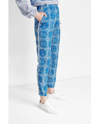 Lemlem Printed Cotton Pants With Silk