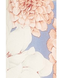 Echo Cascading Floral Print Silk Scarf