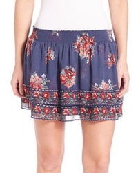 Joie Turnley Hacienda Floral Printed Skirt