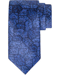 Stefano Ricci Paisley Tile Printed Silk Tie