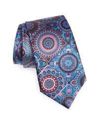 Zegna Pink Medallion Quindici Silk Tie In Md Pnk Fan At Nordstrom