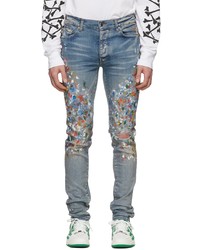 Amiri Indigo Skinny Painter Jeans