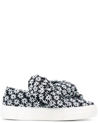Joshua Sanders Floral Print Bow Detail Trainers