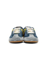 Loewe Blue And Yellow Ballet Runner Sneakers