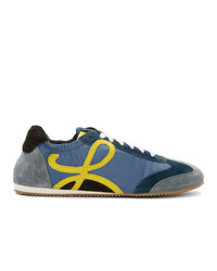 Loewe Blue And Yellow Ballet Runner Sneakers