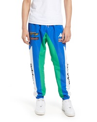 Kappa Authentic Raikon Colorblock Joggers In Blue White Green Grey At Nordstrom