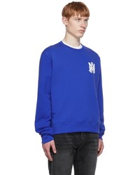 Amiri Blue Cotton Sweatshirt