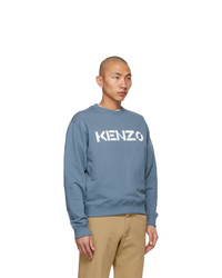 Kenzo Blue Logo Sweatshirt
