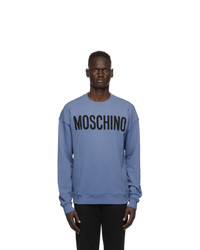 Moschino Blue Logo Sweatshirt