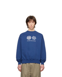 Rassvet Blue Reflective Logo Sweatshirt