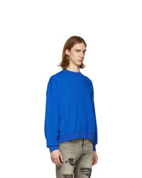 Unravel Blue Terry Sweatshirt