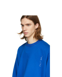 Unravel Blue Terry Sweatshirt