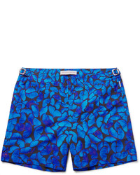 Orlebar Brown Bulldog Butterfly Print Mid Length Swim Shorts