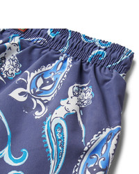 Etro Mid Length Printed Swim Shorts