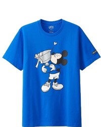 Uniqlo Mickey Plays Short Sleeve Graphic T Shirt