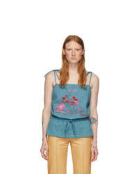 Gucci Blue Disney Edition Mickey Mouse Tank Top