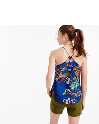 J.Crew Carrie Cami In Tropical Floral Print