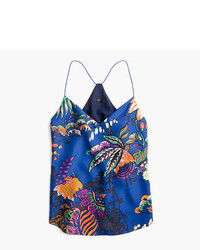 J.Crew Petite Carrie Cami In Tropical Floral Print