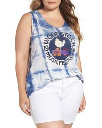 Lucky Brand Plus Size Woodstock Graphic Tank