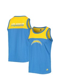STARTE R Powder Bluegold Los Angeles Chargers Team Touchdown Fashion Tank Top At Nordstrom