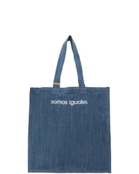 A.P.C. Indigo Rth Edition Somos Iguales Tote