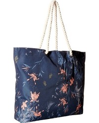 Roxy Tropical Vibe Printed Beach Bag Tote Handbags