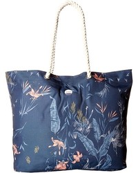 Roxy Tropical Vibe Printed Beach Bag Tote Handbags