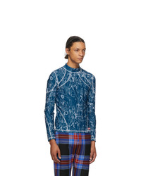 Charles Jeffrey Loverboy Blue Yeti Expressions Long Sleeve T Shirt