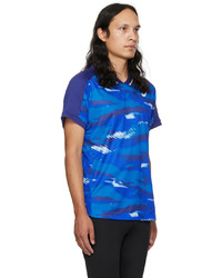 Asics Blue Match T Shirt