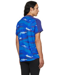 Asics Blue Match T Shirt