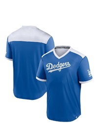 FANATICS Branded Royal Los Angeles Dodgers Line Up Primary Team V Neck T Shirt