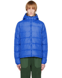 Outdoor Voices Blue Full Zip Down Jacket