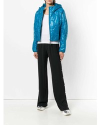 adidas by Stella McCartney Front Zip Hooded Puffed Jacket