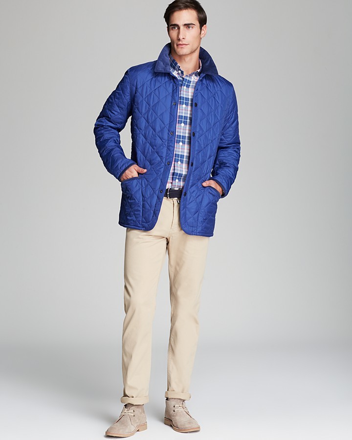 Barbour Pantone Collection Chip Diamond Quilted Jacket, $199 ...