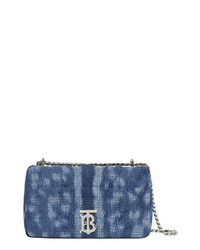 Burberry Small Lola Quilted Denim Shoulder Bag