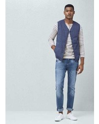 Mango Outlet Cotton Quilted Gilet