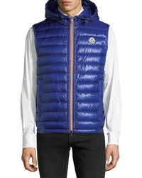 Moncler Hooded Quilted Down Gilet