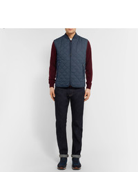 Canali Reversible Water Resistant Quilted Shell Gilet
