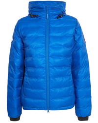 Canada Goose Camp Hooded Quilted Shell Down Jacket Blue