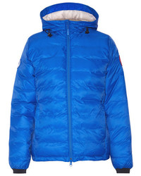 Canada Goose Camp Hooded Quilted Shell Down Jacket Bright Blue