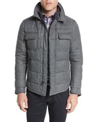 Peter Millar Kent Quilted Flannel Jacket