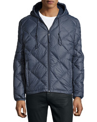 Andrew Marc Marc New York By Appleton Quilted Puffer Hooded Jacket Ink