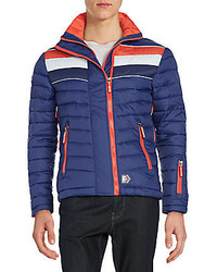 Superdry Quilted Double Zip Jacket