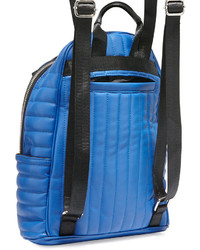 Cynthia Vincent Linear Quilted Backpack Cobalt