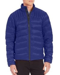 Blue Quilted Lightweight Jacket