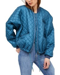 Free People Easy Quilted Bomber Jacket