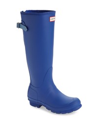 Hunter Original Tall Adjustable Back Waterproof Rain Boot